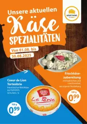Gazetka promocyjna Vmarkt - Prospekte - Gazetka - ważna od 03.09 do 03.09.2025 - strona 2 - produkty: brie, französischer weichkäse, Käse, käsetheke, Lauchzwiebel, radieschen, torte, weichkäse, zwiebel