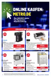 Gazetka promocyjna Metro - Online: Wochen-Angebote - Gazetka - ważna od 10.08 do 10.08.2025 - strona 1 - produkty: angebot, angebote, auer, edelstahl, eis, erde, fritteuse, mac, Metro, Mixer, ndk, Philips, Rauch, reis, Ria, rwe, schüssel, Sprudel, thermostat, Ti, timer, wasser