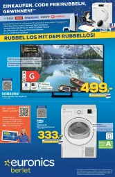 Gazetka promocyjna Euronics - Prospekte - Gazetka - ważna od 26.04 do 26.04.2023 - strona 1 - produkty: alexa, amazon alexa, elle, erde, fitbit, Germ, gutschein, lays, miele, PlayStation, PlayStation 5, Samsung, smartphone, smartwatch, sony, tee, Ti, Trockner, uhd