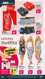 Gazetka promocyjna Netto - Woche 33 - Gazetka - ważna od 19.08 do 19.08.2023 - strona 16 - produkty: auer, Bad, Bau, baumwolle, bett, bettwäsche, Cap, coca-cola, cola, Füßlinge, hose, kleid, Ria, shorts, shorty, slip, Slipper, Sommerkleid, spaghetti, Sweathose, Ti, wolle, ZTE