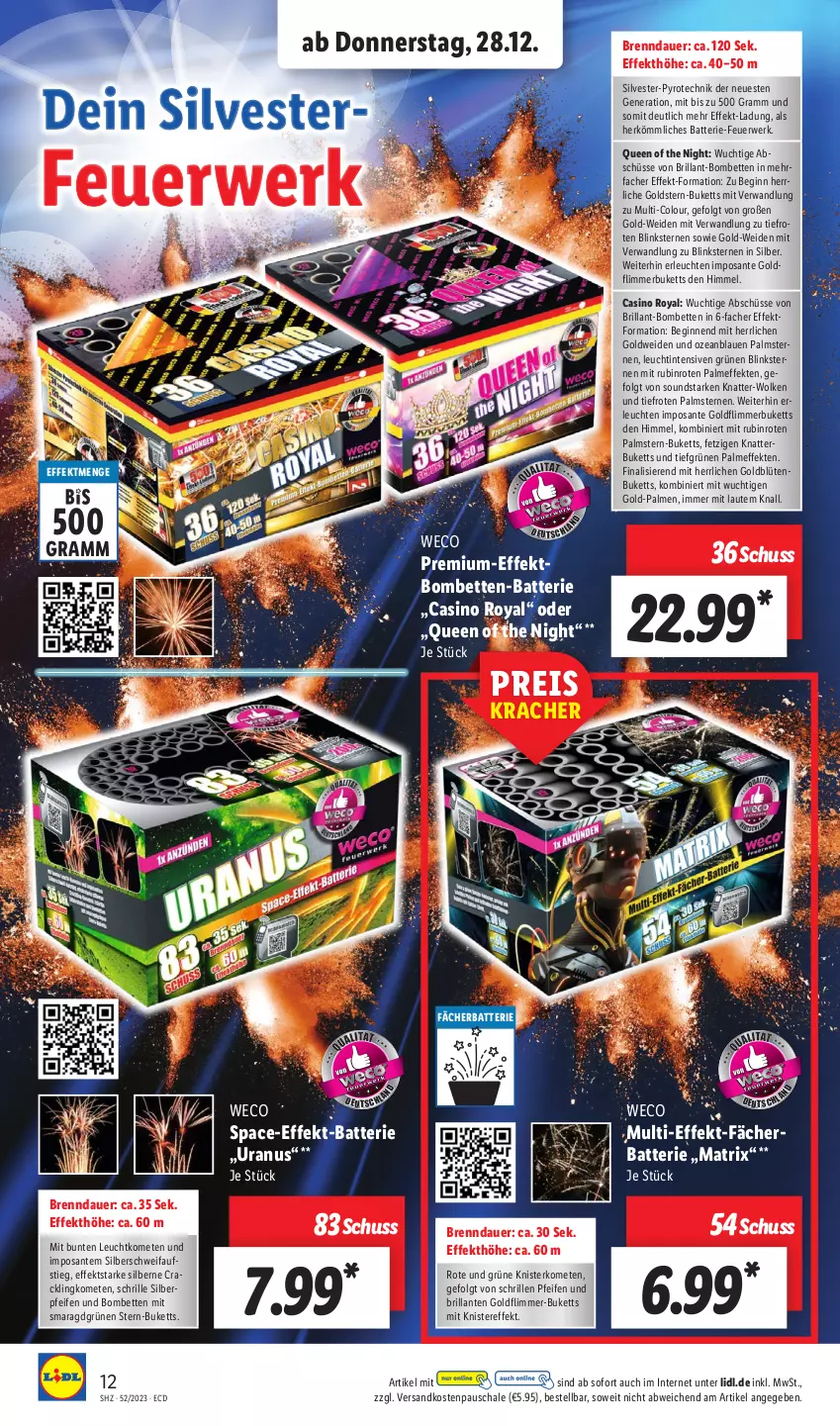 Aktueller Prospekt Lidl - Aktionsprospekt - von 25.12 bis 30.12.2023 - strona 12 - produkty: Atrix, auer, batterie, bett, Betten, Blüte, Bombetten, eis, gin, kracher, Leuchte, leuchten, LG, ndk, reis, Rubin, rwe, SANTE, Schal, Schale, Ti