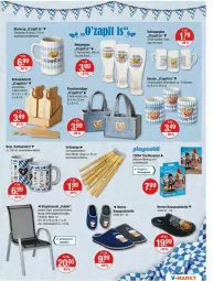 Gazetka promocyjna Vmarkt - Prospekte - Gazetka - ważna od 17.09 do 17.09.2025 - strona 15 - produkty: auer, ball, bier, flasche, flaschenöffner, grill, grillzange, hafer, Holz, kaffee, kerze, Luftballon, pantolette, sessel, spülmaschinen, stapelsessel, Ti