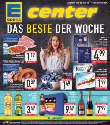 Gazetka promocyjna E Center - Angebote der Woche - Gazetka - ważna od 17.06 do 17.06.2023 - strona 1 - produkty: angebot, angebote, beere, beeren, bohne, bohnen, deka, ecco, eis, flasche, heidelbeere, heidelbeeren, kaffee, kaffee ganze bohnen, keimöl, Kinder, kinder pingui, lebensmittel, LG, lyoner, mac, mazola, milch, milch-schnitte, Paula, paulaner, pingui, prosecco, pute, putenbrust, rapso, reis, ring, schnitzel, Spezi, steak, steaks, super-knüller, Ti, valdo, Yo, ZTE