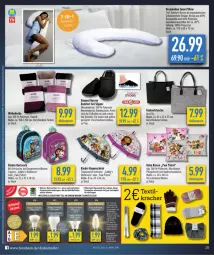 Gazetka promocyjna Diska - Prospekte - Gazetka - ważna od 06.01 do 06.01.2024 - strona 10 - produkty: aktionspreis, bambus, Bau, baumwolle, decke, Einkaufstasche, eis, Kinder, kissen, leuchtmittel, Paw Patrol, reis, Ria, rucksack, sac, slip, Slipper, Tasche, tee, Ti, wolle