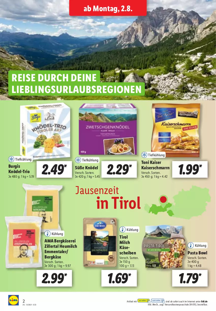 Aktueller Prospekt Lidl - Aktionsprospekt - von 02.08 bis 07.08.2021 - strona 2