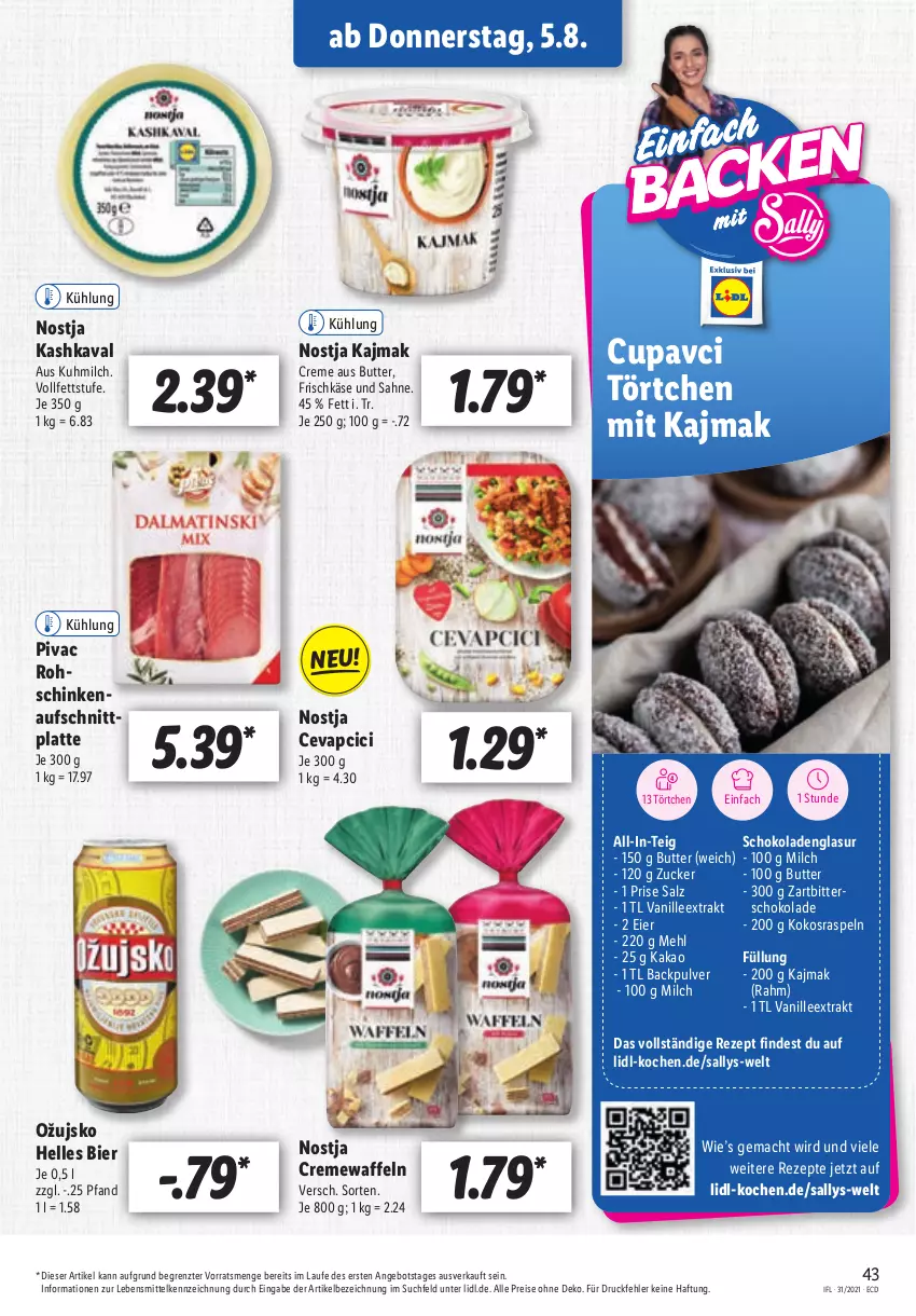 Aktueller Prospekt Lidl - Aktionsprospekt - von 02.08 bis 07.08.2021 - strona 43