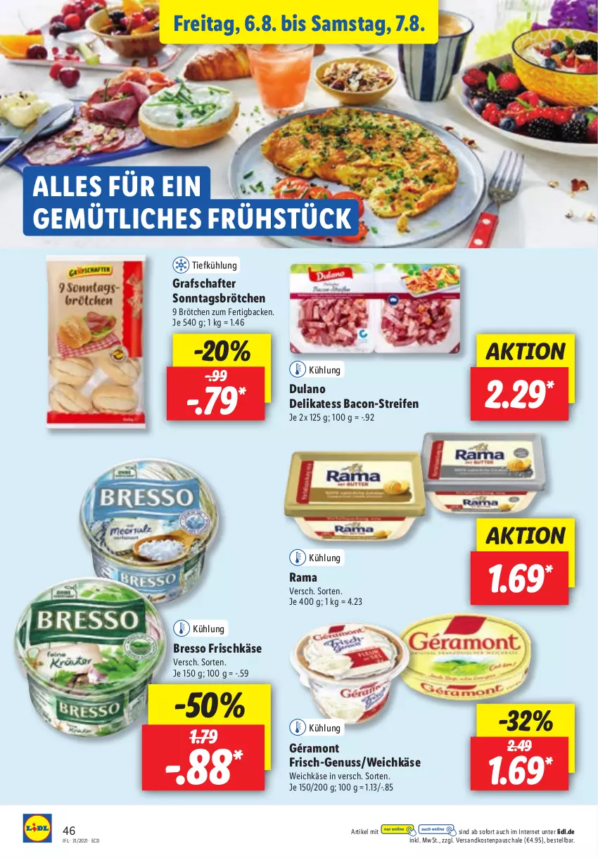 Aktueller Prospekt Lidl - Aktionsprospekt - von 02.08 bis 07.08.2021 - strona 46