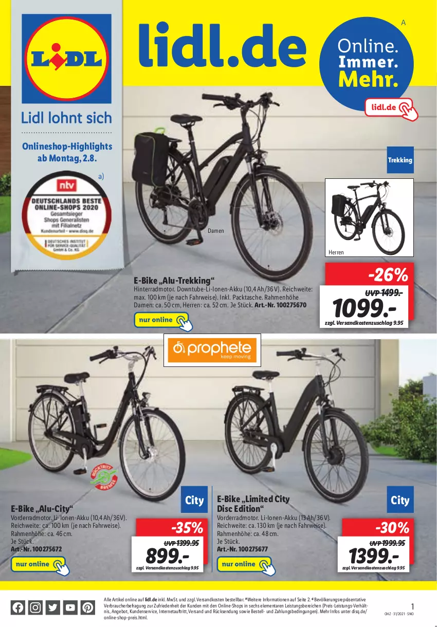 Aktueller Prospekt Lidl - Aktionsprospekt - von 02.08 bis 07.08.2021 - strona 49