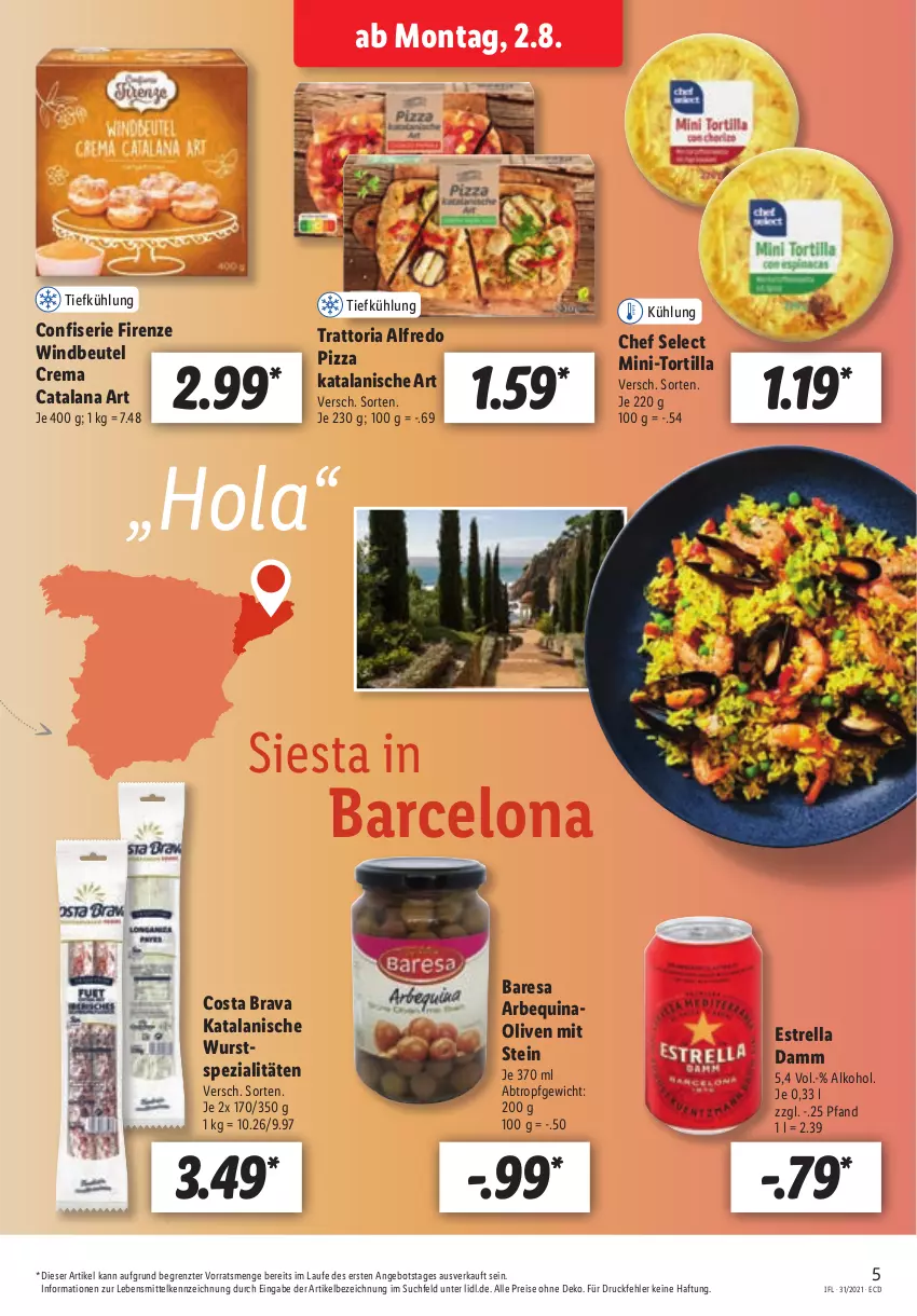 Aktueller Prospekt Lidl - Aktionsprospekt - von 02.08 bis 07.08.2021 - strona 5