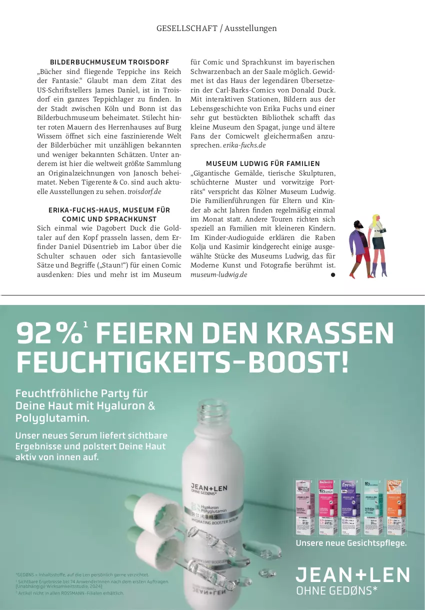 Aktueller Prospekt Rossmann - Prospekte - von 01.12 bis 31.12.2024 - strona 23 - produkty: auer, buch, Comics, Duck, elle, ente, fanta, gin, Janosch, Kinder, leine, Liege, Mode, sim, Skulptur, Spezi, teller, teppich, teppiche, Ti, tisch