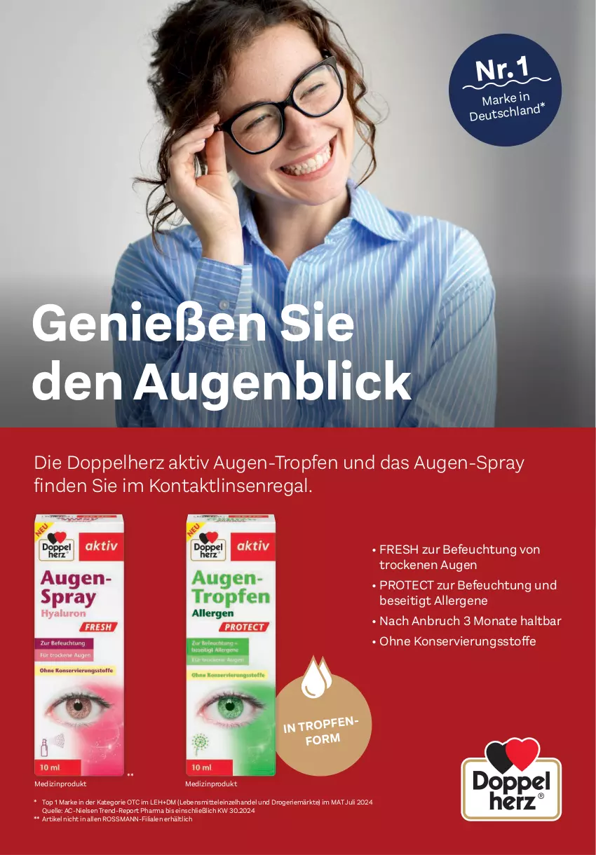 Aktueller Prospekt Rossmann - Prospekte - von 01.12 bis 31.12.2024 - strona 59 - produkty: doppelherz, elle, lebensmittel, linsen, medizinprodukt, regal, Ti