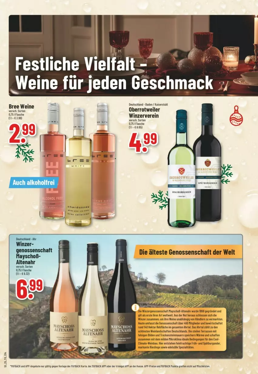 Aktueller Prospekt Trinkgut - Prospekte - von 14.12 bis 20.12.2025 - strona 16 - produkty: angebot, angebote, auer, Bad, Bau, bree, burgunder, eis, flasche, frucht, Heu, Kaiser, payback, reifen, reis, riesling, spätburgunder, Spezi, stuhl, Ti, wein, weine