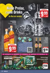 Gazetka promocyjna E Center - Angebote der Woche - Gazetka - ważna od 23.09 do 23.09.2023 - strona 22 - produkty: aktionspreis, amaro, blended scotch, blended scotch whisky, cocktail, deka, drink, eis, espresso, flasche, gin, johnnie walker, kräuter, nuss, pool, reis, rezept, scotch, scotch whisky, Three Sixty, Ti, underberg, whisky, ZTE