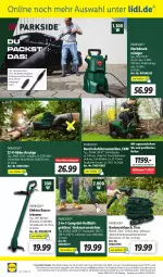 Gazetka promocyjna Lidl - Wochen-Highlights im Onlineshop - Gazetka - ważna od 19.03 do 19.03.2023 - strona 2 - produkty: akku, angebot, angebote, Brei, dell, eis, Elektro, elle, Garten, gartenschlauch, hochdruckreiniger, Holz, korb, Kraut, ladegerät, LG, Mode, ndk, Parkside, rasen, rasenmäher, rasentrimmer, reifen, reiniger, Reinigung, reis, rel, säge, Schal, Schale, schlauch, telefon, Ti, uhr, unkrautvernichter