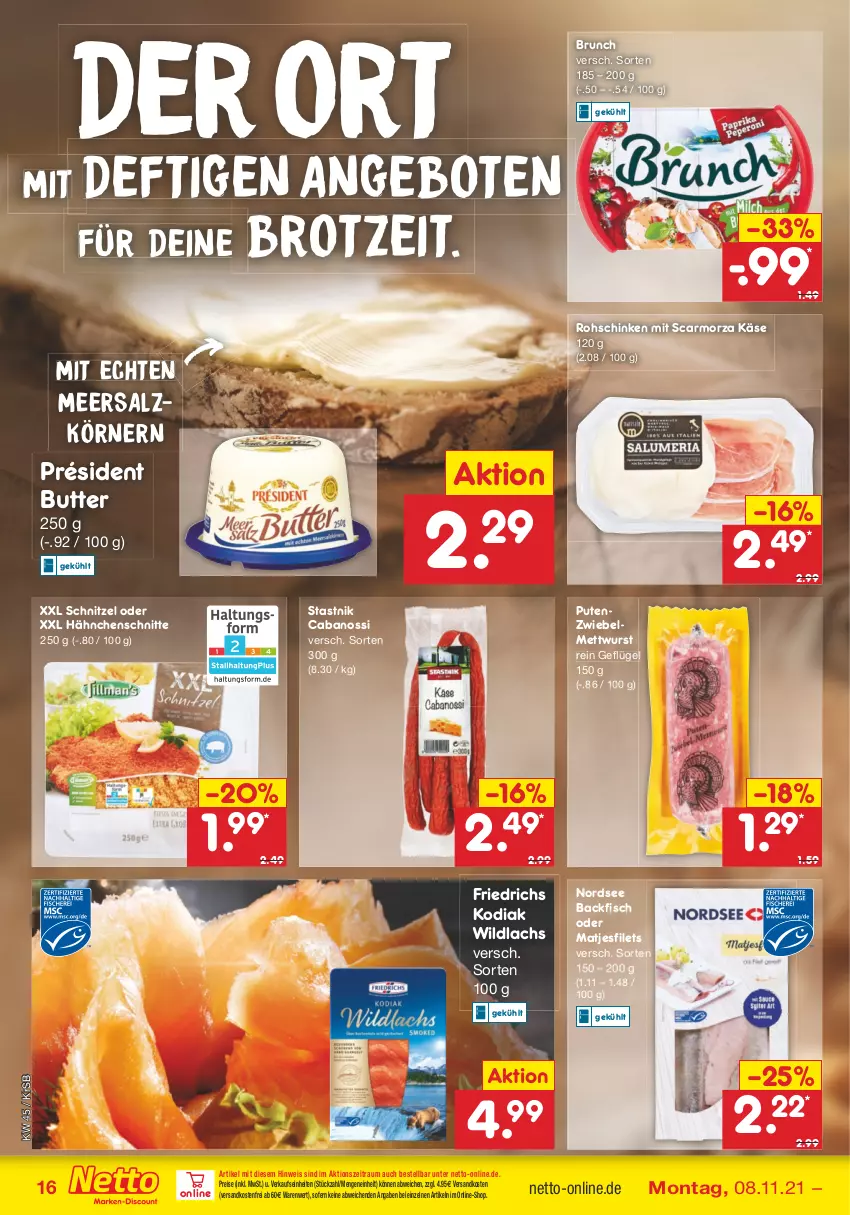 Aktueller Prospekt Netto Marken-Discount - Filial Angebote - von 08.11 bis 13.11.2021 - strona 16