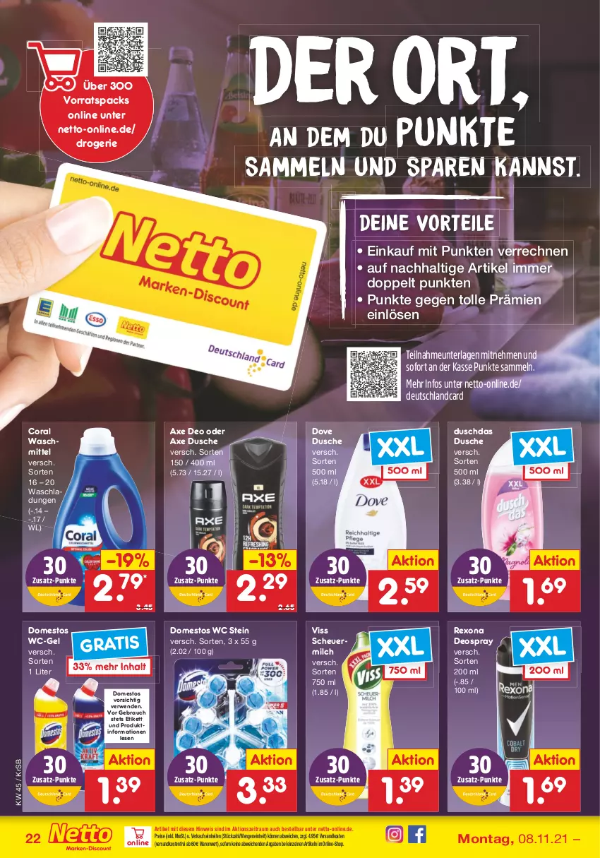 Aktueller Prospekt Netto Marken-Discount - Filial Angebote - von 08.11 bis 13.11.2021 - strona 22