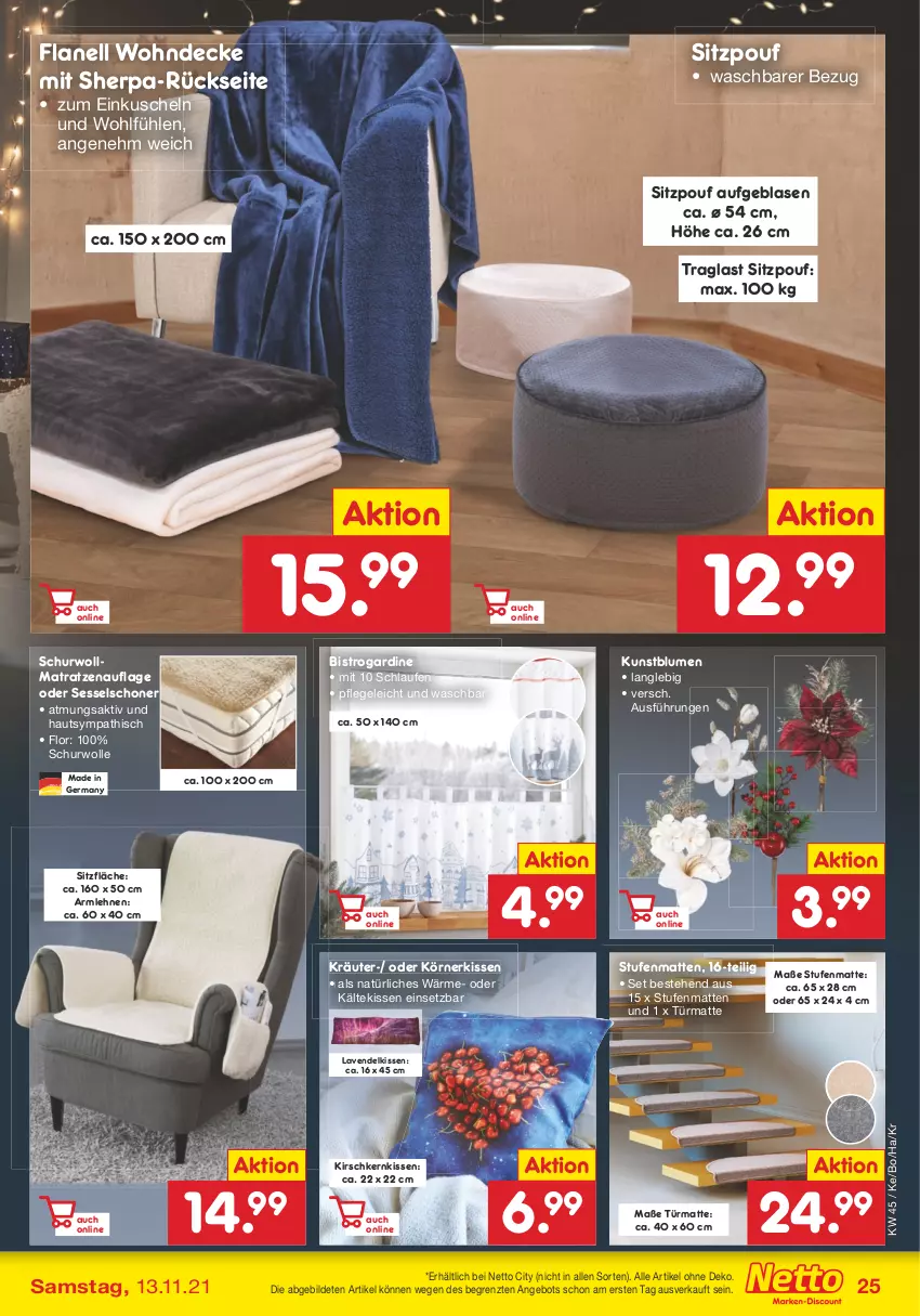 Aktueller Prospekt Netto Marken-Discount - Filial Angebote - von 08.11 bis 13.11.2021 - strona 25