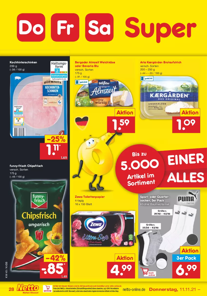 Aktueller Prospekt Netto Marken-Discount - Filial Angebote - von 08.11 bis 13.11.2021 - strona 28