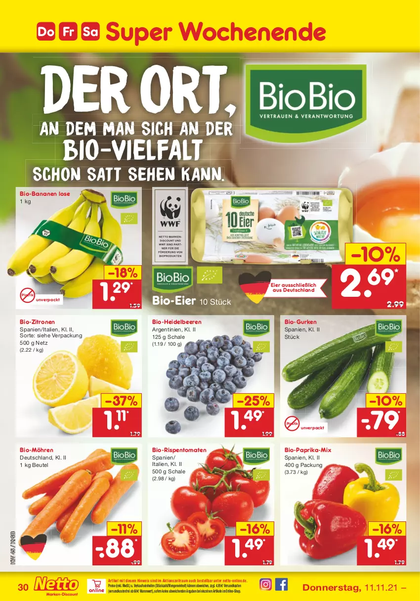 Aktueller Prospekt Netto Marken-Discount - Filial Angebote - von 08.11 bis 13.11.2021 - strona 30