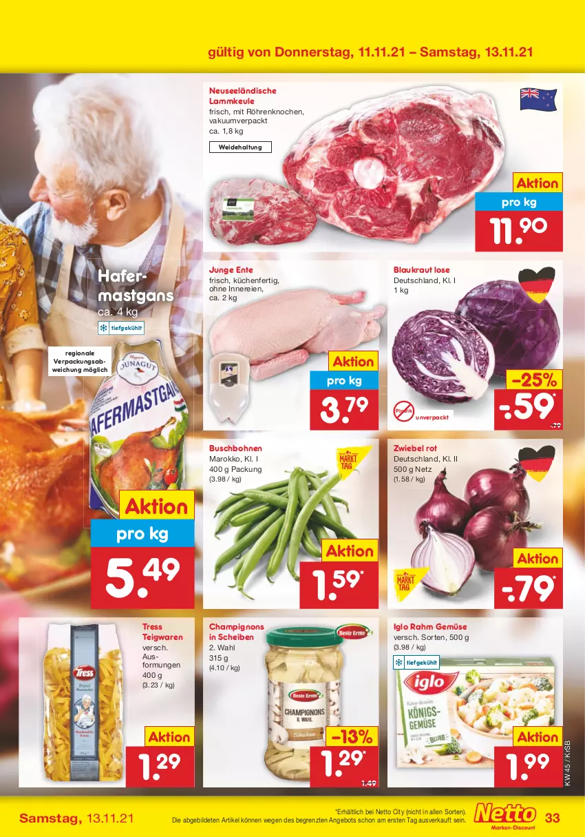 Aktueller Prospekt Netto Marken-Discount - Filial Angebote - von 08.11 bis 13.11.2021 - strona 33