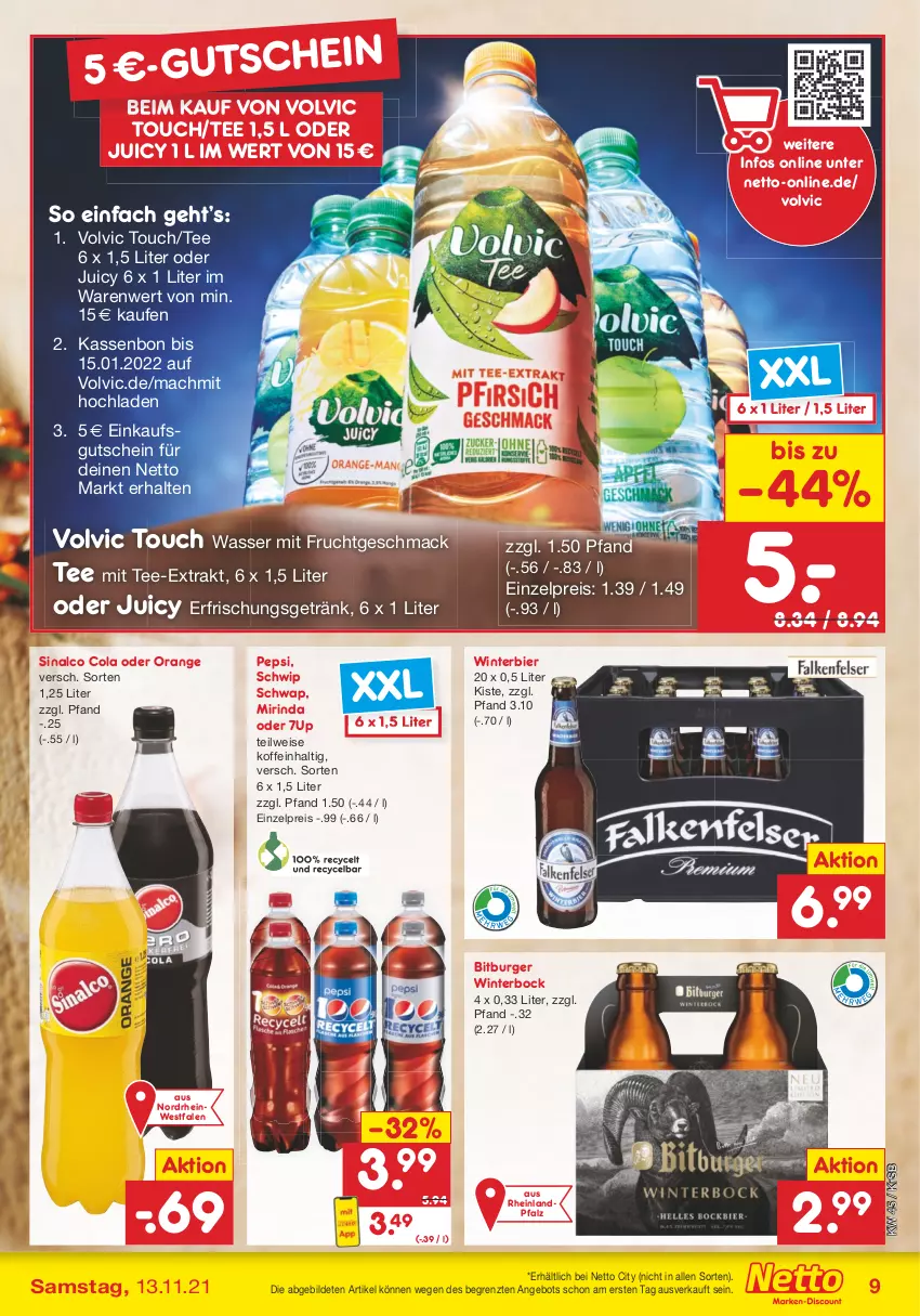 Aktueller Prospekt Netto Marken-Discount - Filial Angebote - von 08.11 bis 13.11.2021 - strona 9