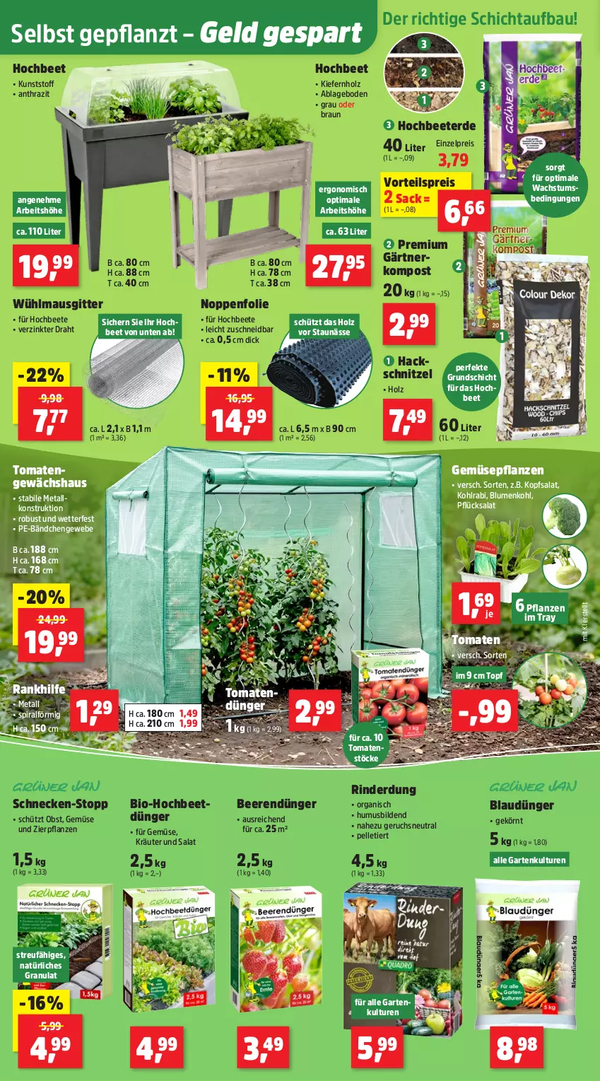 Aktueller Prospekt Thomas Philipps - von 18.05 bis 23.05.2026 - strona 4 - produkty: Bau, beere, beeren, bio, blume, blumen, braun, Draht, dünger, eis, elle, erde, Garten, Holz, kohlrabi, kopfsalat, kräuter, Maus, obst, pflanze, pflanzen, reis, rind, rinder, sac, salat, schnitzel, Ti, tomate, tomaten, topf, usb, vorteilspreis