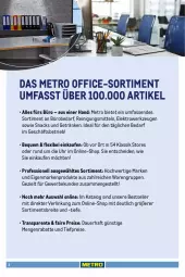 Gazetka promocyjna Metro - Office Sortiment - Seite 3 - Gazetka - ważna od 01.06 do 01.06.2026 - strona 2 - produkty: auer, Brei, Clin, din a4, drucker, eis, Elektro, elle, ente, getränk, getränke, kopierpapier, Metro, metro gastro, office, ordner, papier, Rauch, Reinigung, Reinigungsmittel, reis, snack, snacks, Ti, tiefpreis, uhr, werkzeug, werkzeuge