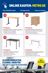 Gazetka promocyjna Metro - Office Sortiment - Seite 3 - Gazetka - ważna od 01.06 do 01.06.2026 - strona 9 - produkty: HP, latte, Metro, metro gastro, möbel, schreibtisch, stapelstuhl, stuhl, Ti, tisch, tischplatte, Tischplatten