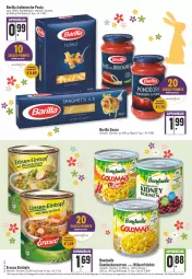 Gazetka promocyjna Edeka - Angebote der Woche - Gazetka - ważna od 09.04 do 09.04.2022 - strona 18 - produkty: angebot, angebotspreis, barilla, bonduelle, deutschland card, deutschlandcard, eintöpfe, eis, elle, erasco, erde, früchte, Gemüsekonserve, hartweizen, hülsenfrüchte, italienische pasta, Konserven, LG, pasta, reis, sauce, senf, spaghetti, spaghetti n.5, Ti