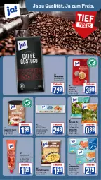 Gazetka promocyjna Rewe - Prospekte - Gazetka - ważna od 27.04 do 27.04.2024 - strona 16 - produkty: bohne, bohnen, Cap, cappuccino, cin, eier, eierspätzle, eis, filet, kaffee, kaffeepads, reis, salat, schlemmerfilet, Ti, tiefpreis, tomate, tomaten, tomatenmark, waffeln, zucker