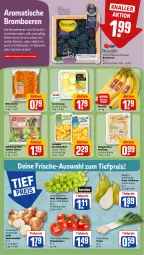 Gazetka promocyjna Rewe - Prospekte - Gazetka - ważna od 27.04 do 27.04.2024 - strona 6 - produkty: ananas, banane, bananen, beere, beeren, Birnen, bohne, bohnen, brombeere, brombeeren, dessert, desserts, eis, elle, kartoffel, LG, möhren, nuss, obst, reis, rewe beste wahl, rezept, rezepte, rispentomaten, saft, salat, salate, Schal, Schale, Speisezwiebeln, stifte, sweet ananas, tafelbirnen, tafeltrauben, Ti, tiefpreis, tisch, tomate, tomaten, trauben, zwiebel, zwiebeln