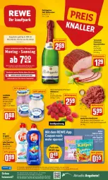 Gazetka promocyjna Rewe - REWE Ihr Kaufpark - Gazetka - ważna od 14.05 do 14.05.2022 - strona 1 - produkty: aktionspreis, aloe vera, angebot, angebote, beere, beeren, braten, coupon, eis, elle, fleisch, gin, hackfleisch, Heu, himbeer, himbeere, himbeeren, joghur, joghurt, katjes, landliebe, landliebe joghurt, pril, reis, rind, rindfleisch, rotkäppchen, rum, Schal, Schale, schinken, schwein, schweine, sekt, Ti, uhr, wein, weine, Yo, yoghurt