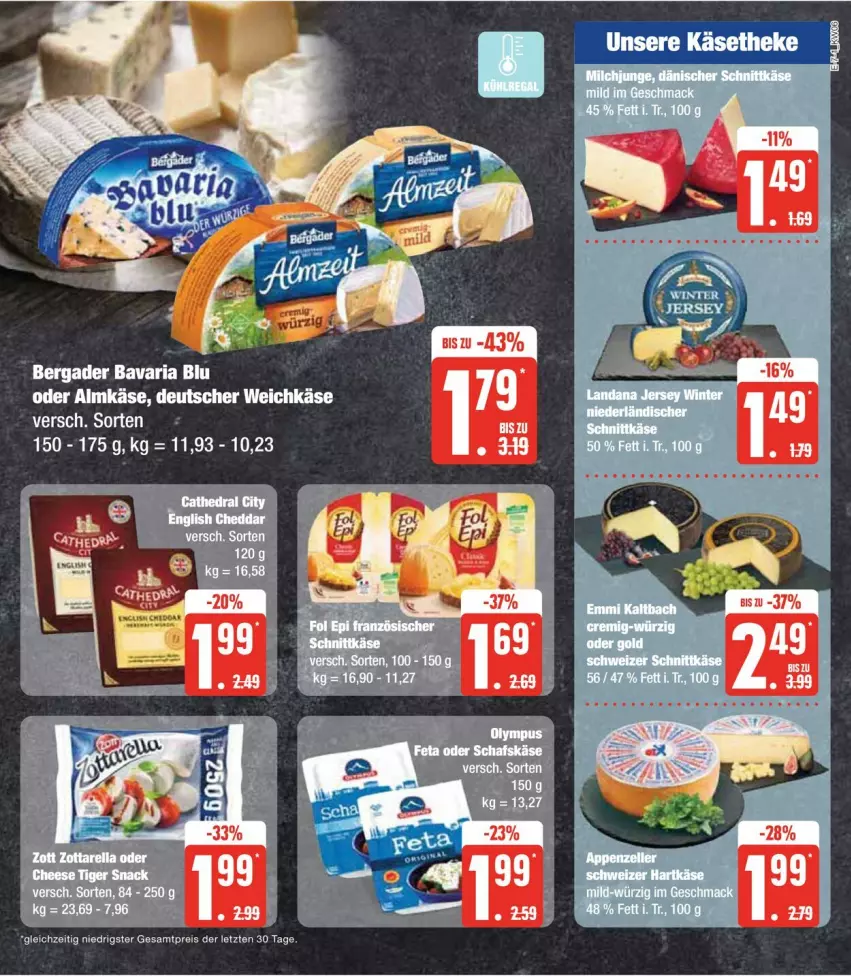 Aktueller Prospekt Edeka - Prospekte - von 05.02 bis 10.02.2024 - strona 11 - produkty: almkäse, dänischer schnittkäse, deutscher weichkäse, eis, Käse, käsetheke, milch, oder almkäse, reis, schnittkäse, schweizer schnittkäse, Ti, weichkäse, ZTE