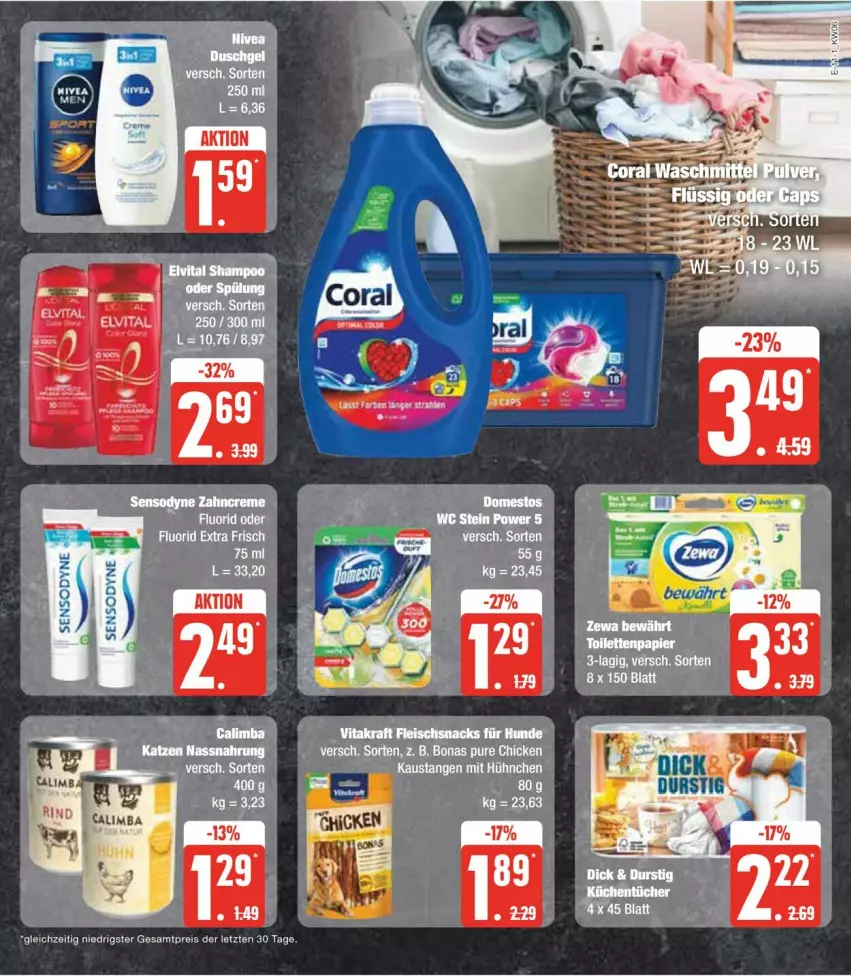 Aktueller Prospekt Edeka - Prospekte - von 05.02 bis 10.02.2024 - strona 15 - produkty: aust, eis, elvital, K2, reis, rel, sensodyne, Ti, vita, ZTE