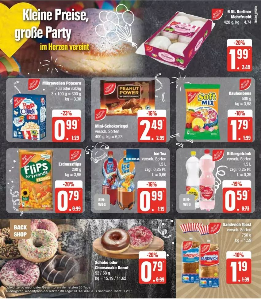 Aktueller Prospekt Edeka - Prospekte - von 05.02 bis 10.02.2024 - strona 19 - produkty: eis, reis, sandwich, Ti, toast, ZTE