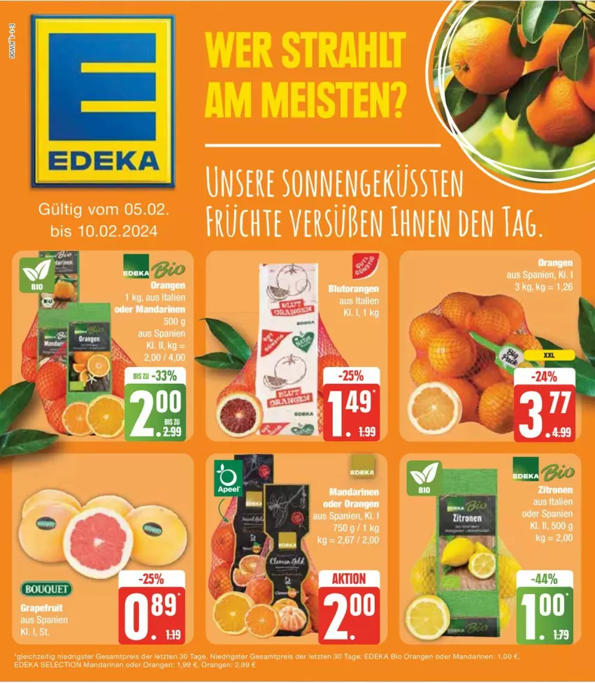 Aktueller Prospekt Edeka - Prospekte - von 05.02 bis 10.02.2024 - strona 5 - produkty: deka