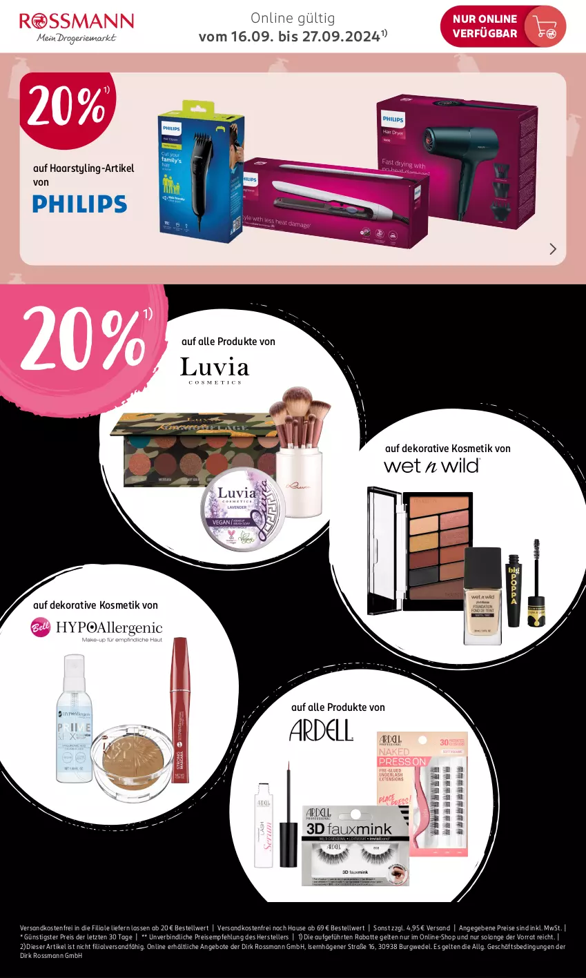 Aktueller Prospekt Rossmann - Prospekte - von 16.09 bis 27.09.2024 - strona 4 - produkty: angebot, angebote, eis, elle, kosmetik, LG, ndk, reis, teller, Ti, versandkostenfrei, wedel, ZTE