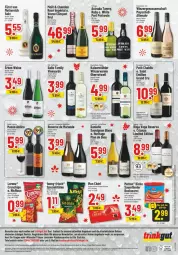 Gazetka promocyjna Trinkgut - Prospekte - Gazetka - ważna od 28.12 do 28.12.2024 - strona 8 - produkty: angebot, angebote, auer, bockwurst, brut, burgunder, chips, crunchips, elle, flasche, funny-frisch, gallo, gallo family, Kaiser, lion, lorenz, mam, Mett, metternich, Portwein, Ria, ring, rioja, sauvignon, sauvignon blanc, spätburgunder, Spezi, Stühl, tee, telefon, Ti, wein, weine, wurst