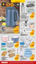 Gazetka promocyjna Penny - Prospekte - Gazetka - ważna od 06.04 do 06.04.2024 - strona 16 - produkty: aufbewahrungsbox, Aufbewahrungsdose, bambus, Becher, Behälter, bio, decke, Deckel, edelstahl, eis, elle, flasche, getränk, getränke, Gläser, Holz, Kinder, küche, Küchen, Küchenregal, lunchbox, mikrowelle, Ofen, regal, salat, Schal, Schale, Ti, trinkflasche, wein