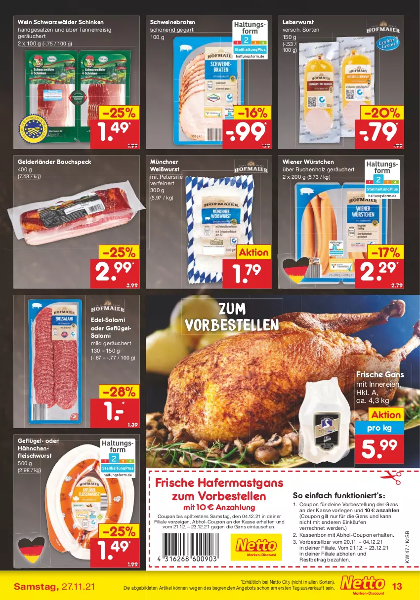 Aktueller Prospekt Netto Marken-Discount - Filial Angebote - von 22.11 bis 27.11.2021 - strona 15