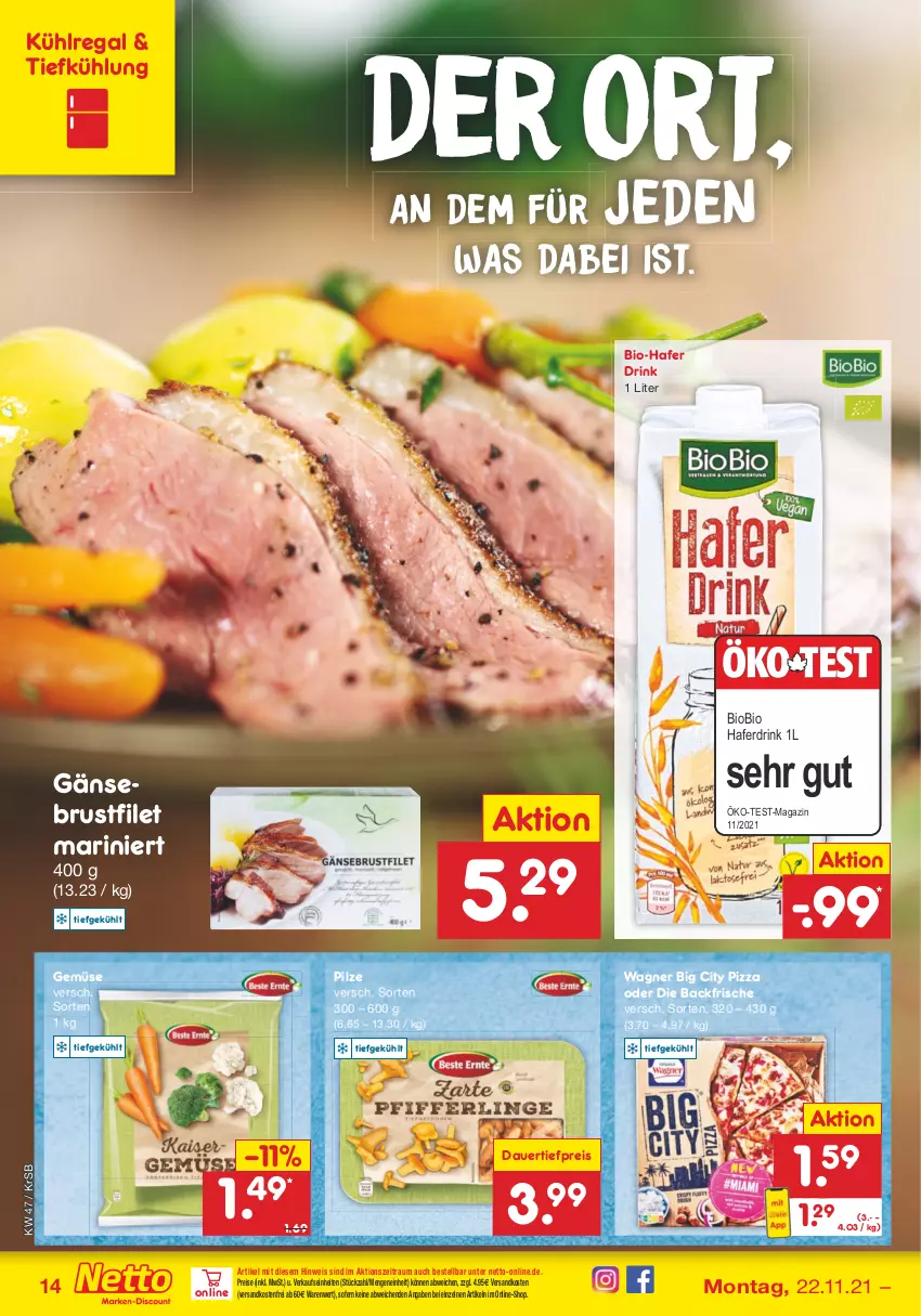 Aktueller Prospekt Netto Marken-Discount - Filial Angebote - von 22.11 bis 27.11.2021 - strona 16