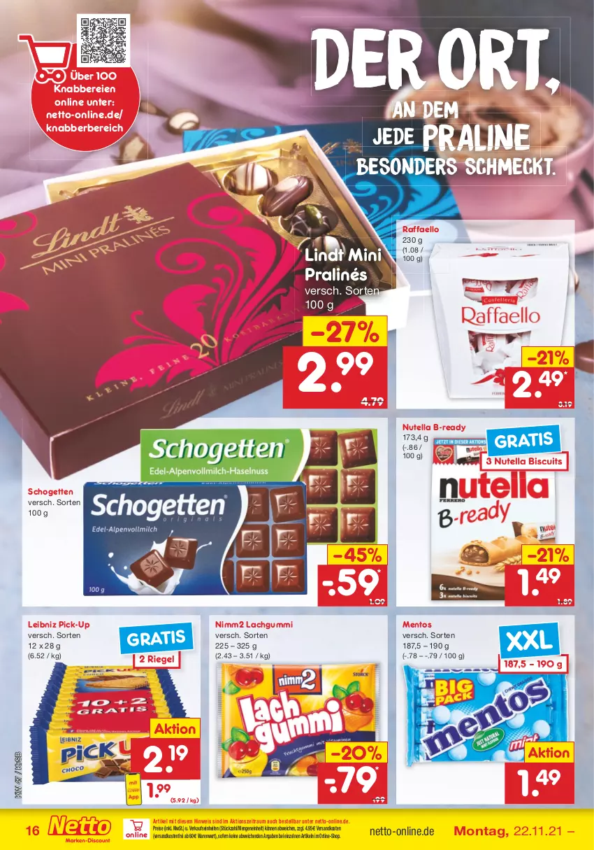 Aktueller Prospekt Netto Marken-Discount - Filial Angebote - von 22.11 bis 27.11.2021 - strona 18