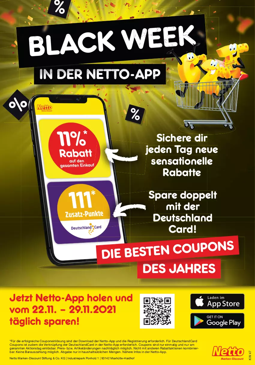 Aktueller Prospekt Netto Marken-Discount - Filial Angebote - von 22.11 bis 27.11.2021 - strona 39