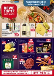 Gazetka promocyjna Rewe - Prospekte - Gazetka - ważna od 02.01 do 02.01.2022 - strona 1 - produkty: aktionspreis, ananas, angebot, angebote, Astra, Becher, beutel, bitburger, bockwurst, bourbon, bourbon vanille, braten, burger, caramel, champagne, champagner, chips, cracker, crunchips, dell, eis, elle, fleisch, freixenet, hackfleisch, hausmarke, Käse, Knicklicht, Kugel, lorenz, lorenz crunchips, mac, macadamia, Mode, mövenpick, nuii, reis, rewe hausmarke, Ria, rind, rindfleisch, schnittkäse, schwein, schweine, Ti, uhr, vanille, wein, weine, wurst