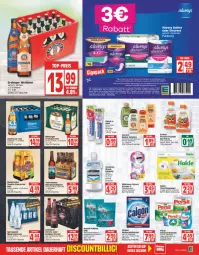 Gazetka promocyjna Edeka - Angebote der Woche - Gazetka - ważna od 02.07 do 02.07.2022 - strona 19 - produkty: alleinfuttermittel, Alwa, Always, arla, beutel, bier, bio, bitburger, burger, calgon, coupon, creme, dailies, desperados, Discreet, Erdbär, erde, erdinger, flasche, freche freunde, frucht, garnier, gin, hakle, hakle toilettenpapier, Kamill, kamille, kirsch, Lagerbier, LG, listerine, mineralwasser, papier, pet-flasche, pils, püree, purina, Ria, shampoo, shampoo oder spülung, slip, slipeinlagen, sofort-rabatt, Spreequell, spülung, störtebeker, tequila, Ti, Tiere, toilettenpapier, vollwaschmittel, Wahre Schätze, waschmittel, wasser, wasserenthärter, wilkinson, zahncreme