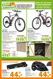 Gazetka promocyjna - Prospekt für Globus Baumarkt Achern - Gazetka - ważna od 04.06 do 04.06.2022 - strona 23 - produkty: akku, arlo, Bank, Bau, Bona, deo, E-Bike, eis, Fahrrad, fahrradhelm, fisch, fische, Fischer, gabel, Germ, Holz, LG, Mountainbike, reis, rücklicht, rwe, salz, Schal, Schale, shimano, Ti, wein, ZTE