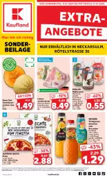 Gazetka promocyjna Kaufland - Extra-Angebote - Gazetka - ważna od 17.07 do 17.07.2024 - strona 1 - produkty: angebot, angebote, braten, eis, fleisch, frucht, fruchtsaft, getränk, granini, ideal zum braten, ilag, lamm, Lammfleisch, melone, milch, Müller, müllermilch, Nektar, nuss, pizza, reis, saft, Ti, ZTE