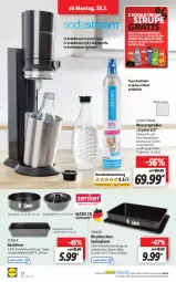 Gazetka promocyjna Lidl - Aktionsprospekt - Gazetka - ważna od 02.04 do 02.04.2022 - strona 22 - produkty: Backform, glaskaraffe, ilag, Karaffe, kuchen, ndk, ring, Schal, Schale, sirup, Soda, sodastream, Springform, Sprudel, spülmaschinen, Ti, wasser, wassersprudler