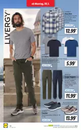 Gazetka promocyjna Lidl - Aktionsprospekt - Gazetka - ważna od 02.04 do 02.04.2022 - strona 30 - produkty: alpro, Bau, baumwolle, eis, lenzing, livergy, ndk, reine baumwolle, Ria, Schal, Schale, shirt, shirts, sneaker, T-Shirt, Tasche, taschen, Ti, wasser, wolle