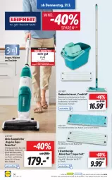 Gazetka promocyjna Lidl - Aktionsprospekt - Gazetka - ważna od 02.04 do 02.04.2022 - strona 36 - produkty: akku, aqua, bodenwischer, eimer, Garten, Holz, laminat, leifheit, mikrofaser, ndk, Reinigung, Saugwischer, Schal, Schale, Ti, wasser